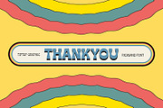 Richsand | Retro Psychedelic Font, a Sans Serif Font by Tiptop Graphic (Thumbnail 9 of 9)