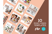 Instagram Post Template For Canva, a Social Media Template by DreamColor (Thumbnail 2 of 5)