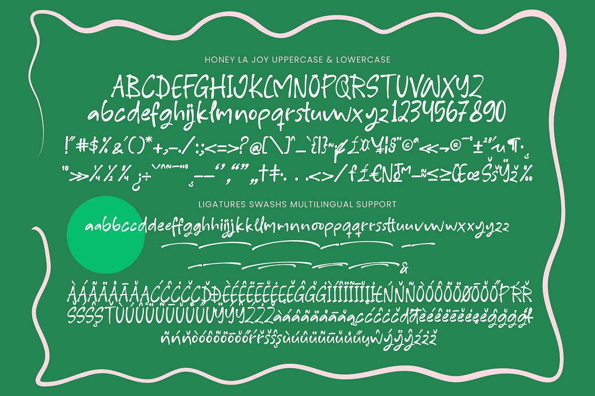Honey La Joy Natural Handwritten, a Script Font by Letterena Studios Script (Photo 14 of 15)