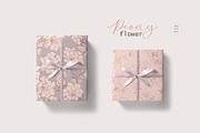 Peony flower pattern, a Pattern Graphic by Polanika (Thumbnail 5 of 12)