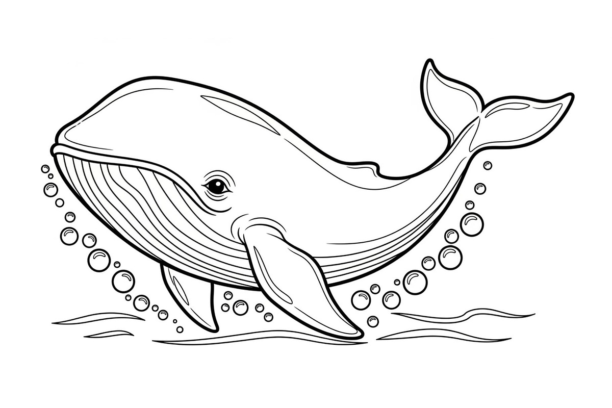 Whale Line Art Vector Bundle, an Illustration by yasushie (Photo 5 of 51)