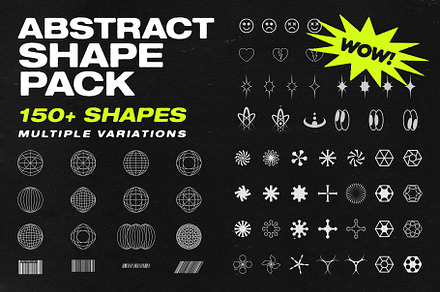 Abstract Shape Pack | 150+ Icons!