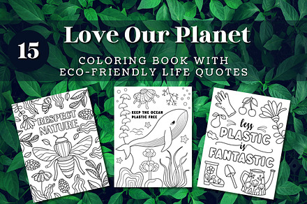 Love Our Planet - Coloring Book