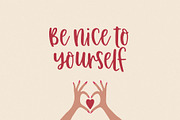 Blooming wildflower cute font, a Handwritten Font by BilberryCreates (Thumbnail 9 of 12)