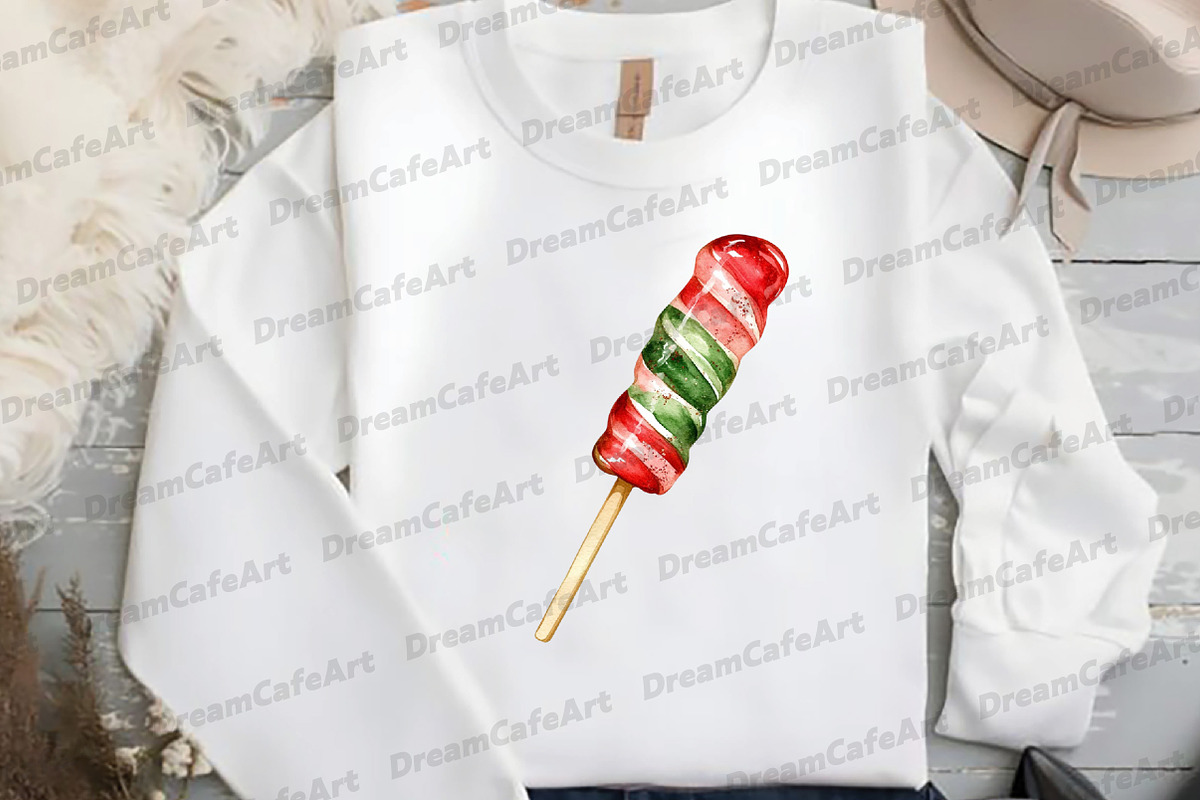 Christmas Candy Sublimation Clipart, an Illustration by DreamCafeArt (Photo 6 of 7)