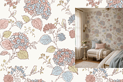 Hydrangea Daydream by AashimaDesigns, a Pattern Graphic by AashimaDesigns (Thumbnail 2 of 5)
