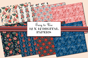 Boho Pattern Bundle - Indian Chintz, a Pattern Graphic by RachelStudio (Thumbnail 7 of 10)
