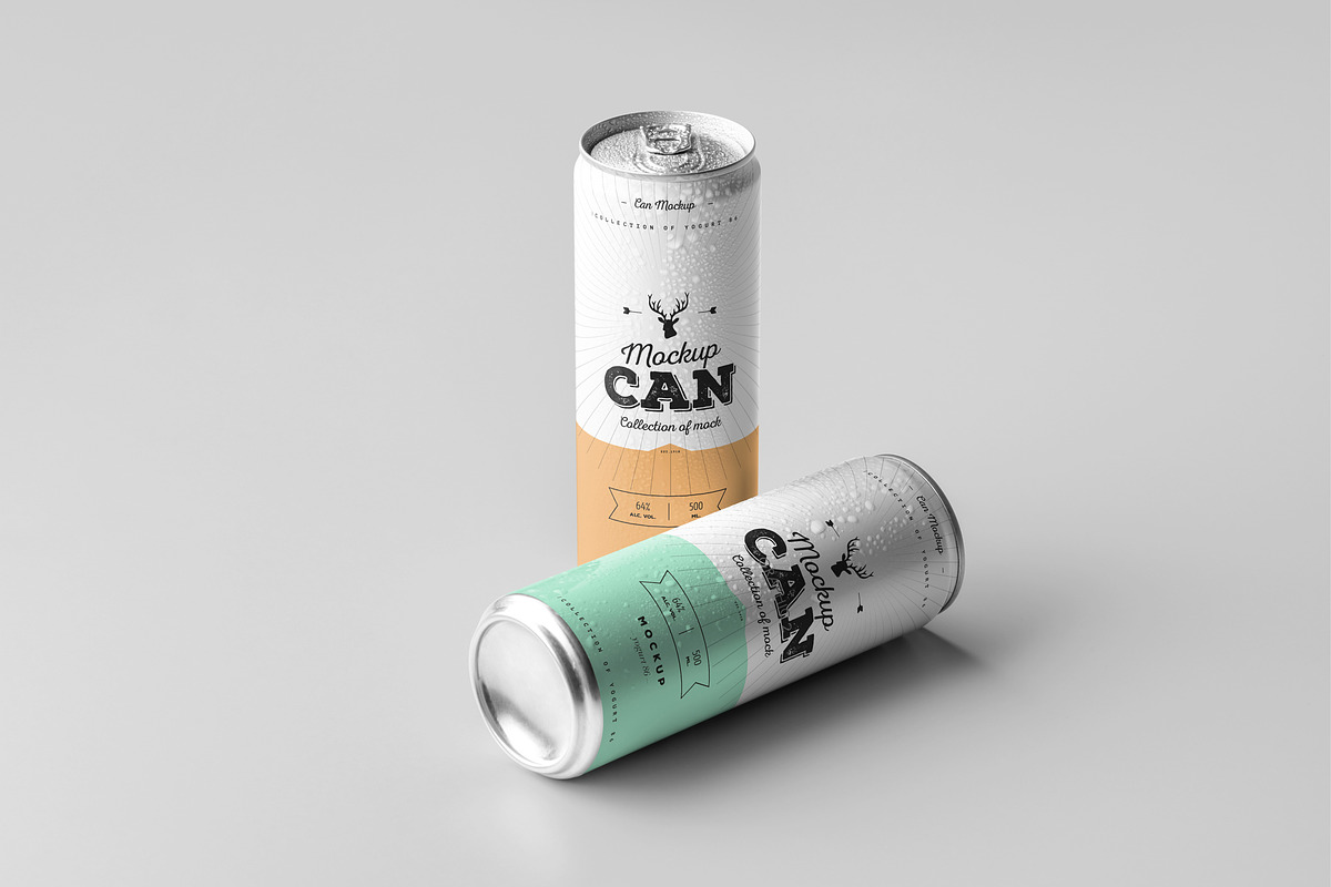 Can Mock-up 5, a Cups & Container Mockup by Yogurt86 (Photo 10 of 14)