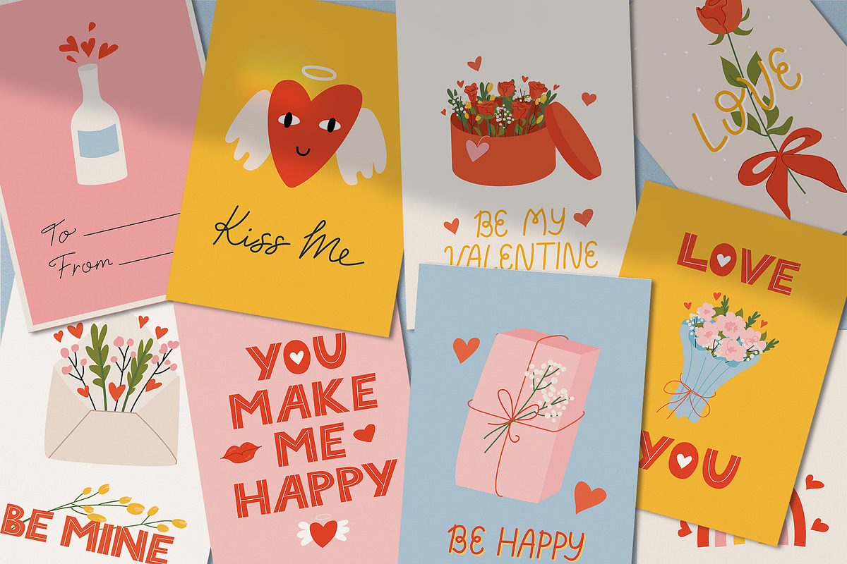 Love Message Valentine's day clipart, an Object Illustration by Felizabeth Design (Photo 2 of 9)