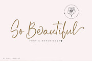 Handwriting Font and Botanicals, a Script Font by pixelcolours (Thumbnail 10 of 10)