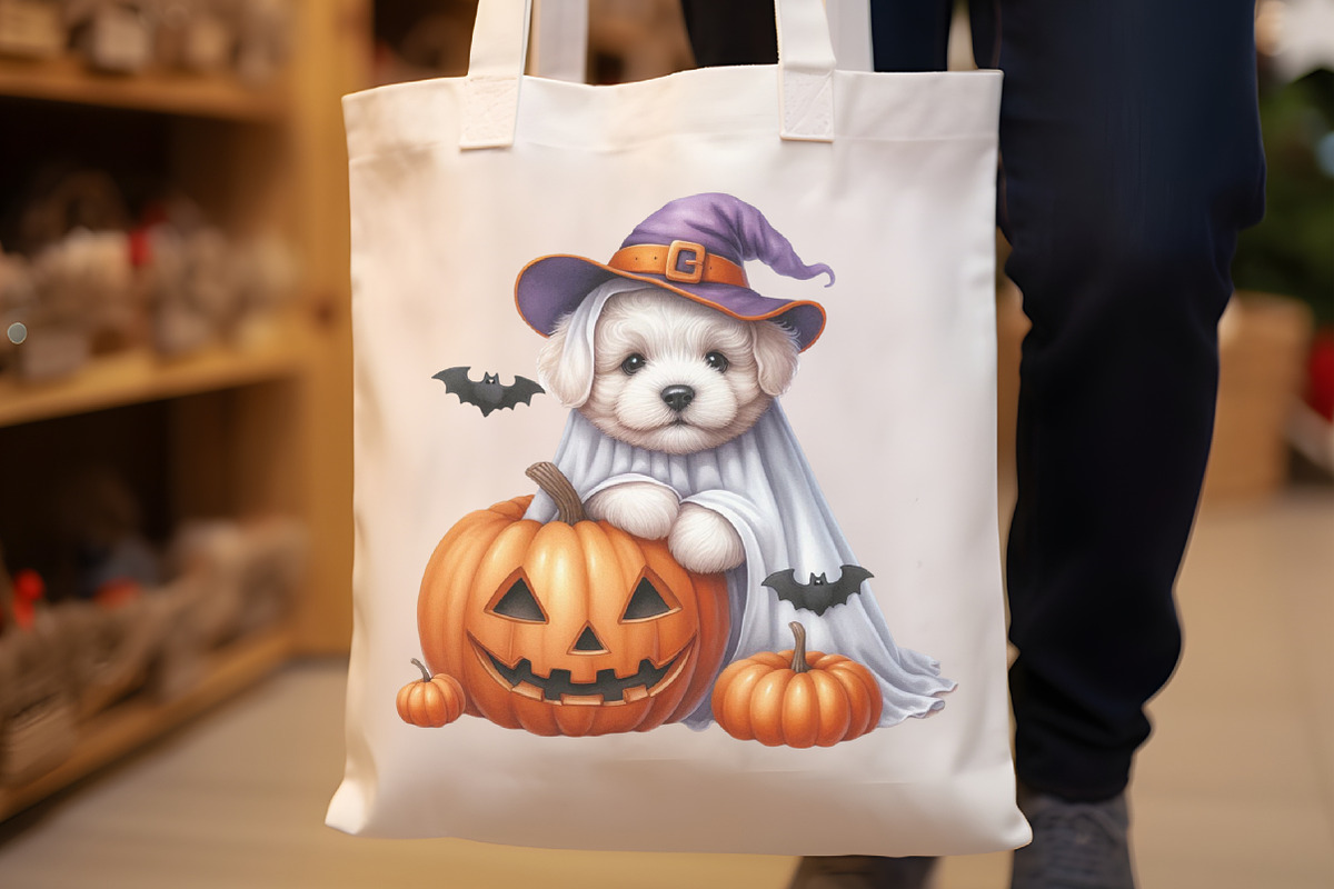 Halloween Ghost Dogs Clipart, a Seasonal Illustration by Rose Art (Photo 4 of 5)