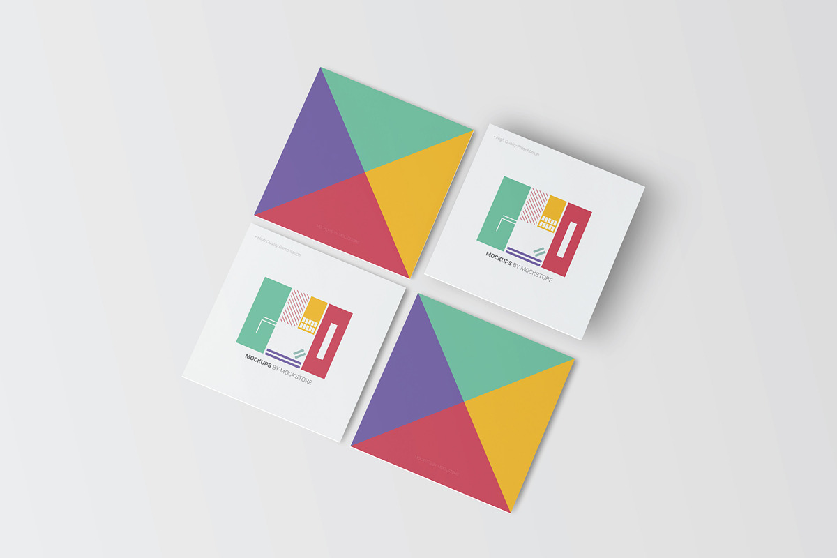 Square Business Card Mockup, a Mockup by Mockstore (Photo 6 of 7)