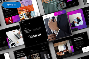 Roxikel – Business Keynote, a Presentation Template by Dens Creative Studio