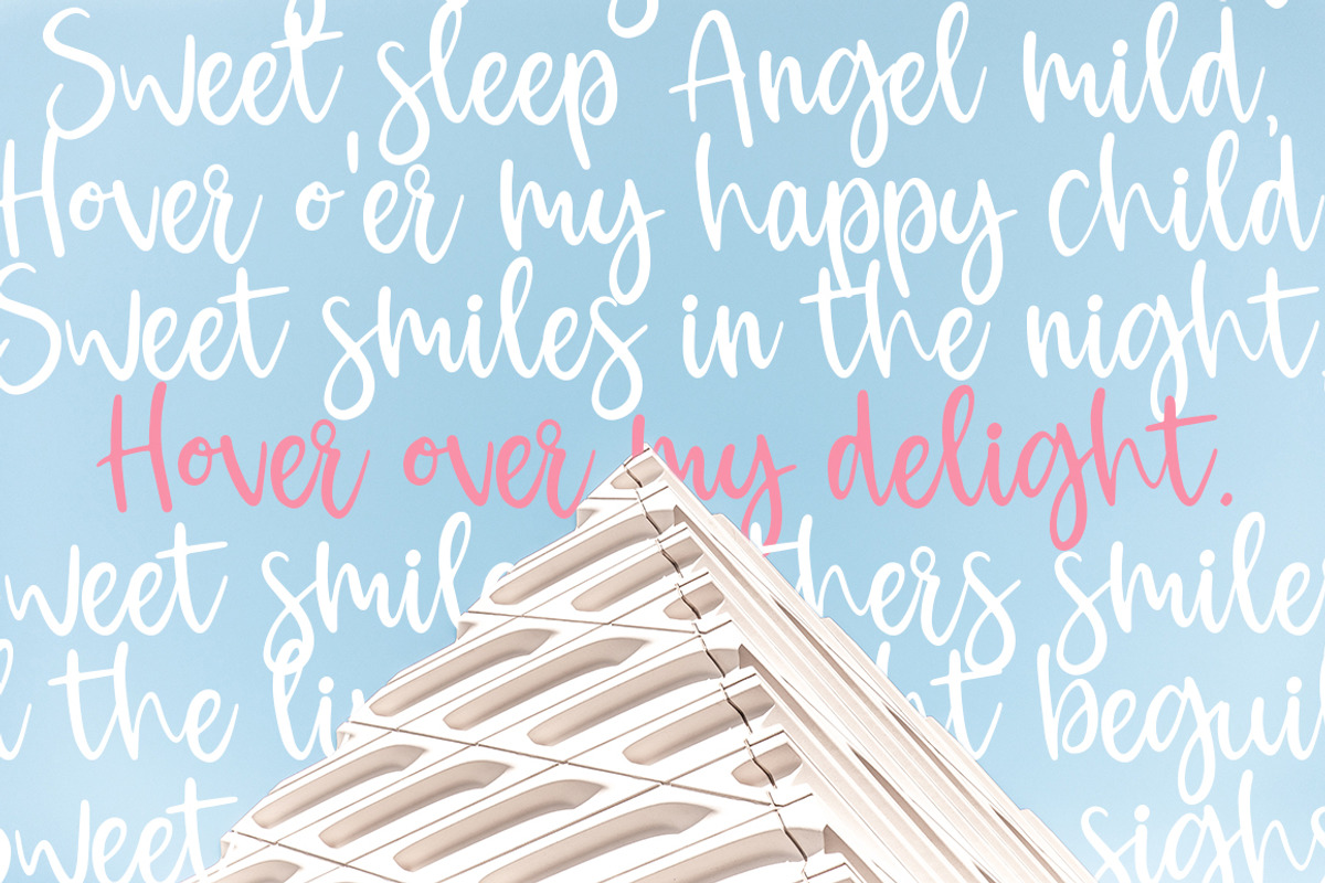 Mashroom, a Handwritten Font by Besttypeco (Photo 5 of 8)