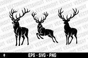 Logo of a male deer, an Animal Illustration by Vectorhight (Thumbnail 2 of 3)