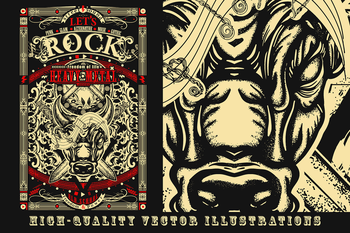 Let's Rock, a Background Graphic by intueri (Photo 14 of 14)