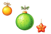 Minimalist Christmas Ornament Clipar, an Illustration by Craft Nest (Thumbnail 3 of 8)