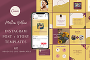 60 Instagram Post & Stories - CANVA, a Social Media Template by Tegefeldt Design (Thumbnail 1 of 8)