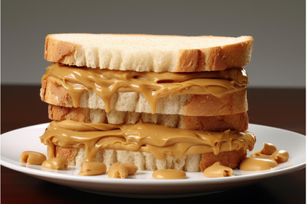 Sweet Sandwich peanut butter, a Food & Drink Photo by Ylivdesign