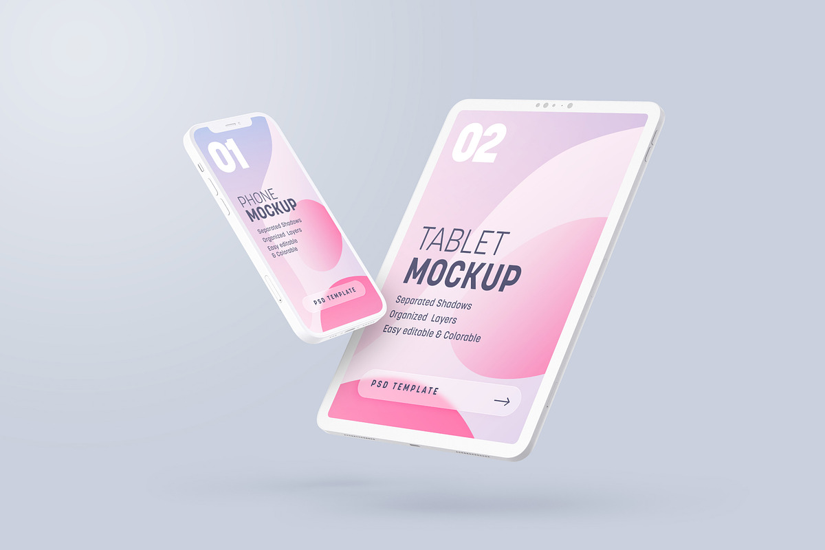 Multi Device Clay Mockup Set, an iPhone Mockup by Deeplab (Photo 18 of 30)