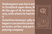 Barbariska — full pack, a Font by Russian Fonts (Thumbnail 8 of 9)