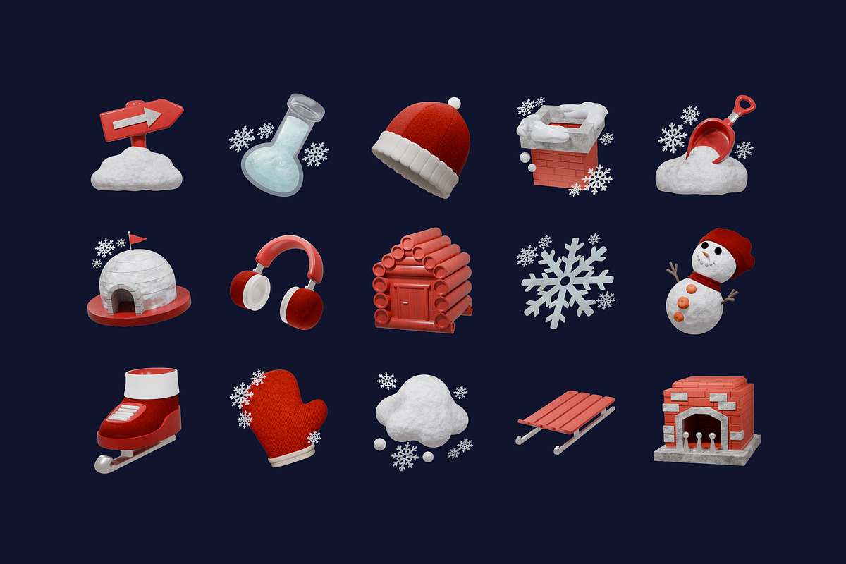 Winter Asset, an Object 3D Model by graphicook (Photo 2 of 2)