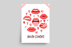 Lips Vector Set