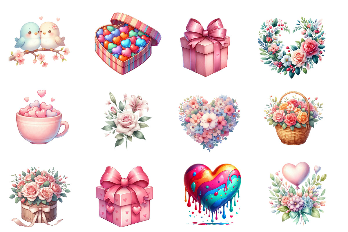 Valentine's Day Clipart, an Illustration by Designworld (Photo 4 of 5)