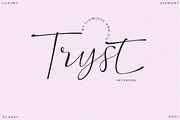 Moura - Modern Script, a Script Font by Flawless And Co (Thumbnail 7 of 16)