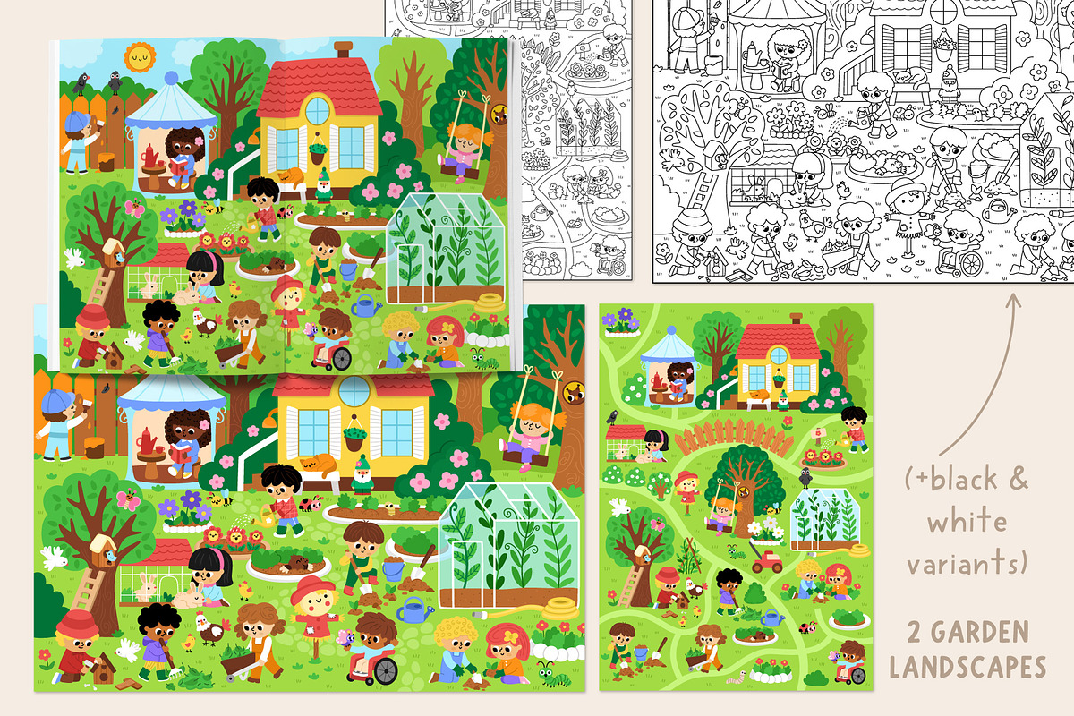 Garden clipart, patterns, designs, an Object Graphic by Lexi Claus (Photo 7 of 11)