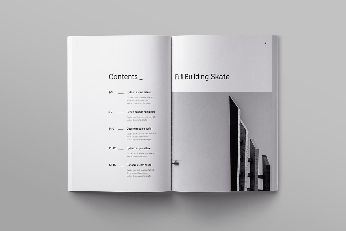 Architecture Portfolio Template, a Brochure Template by ElvinPrint (Photo 4 of 10)