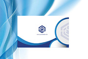 Business Card minimalist Blue, a Business Card Template by dulchaer29 (Thumbnail 3 of 3)