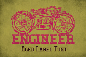 Engineer Modern Label Typeface