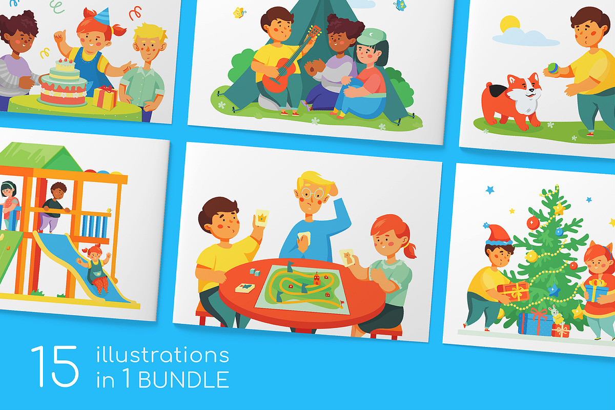 Children's Leisure - Illustrations, a Templates & Theme by Boyko Pictures (Photo 2 of 13)