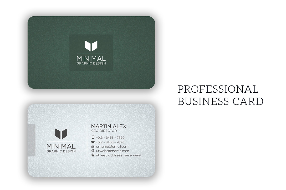 Minimal Business Card, a Business Card Template by Creative_Arts (Photo 6 of 6)