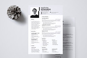 Minimal Resume Word, Photoshop, a Resume Template by Axpand (Thumbnail 3 of 7)