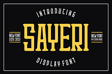 Sayeri - Display Font