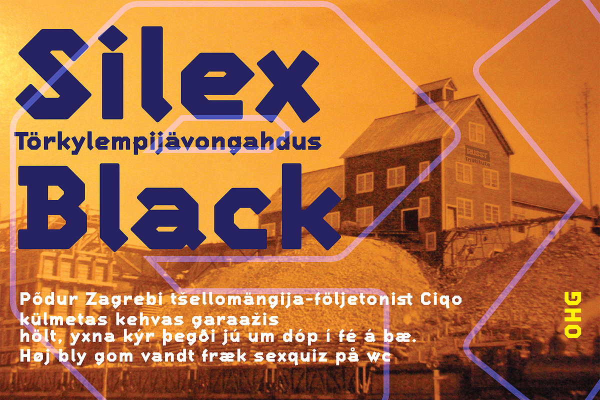 Silex, a Sans Serif Font by Our House Graphics Inc. (Photo 10 of 11)