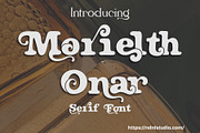Morielth Onar - Bold Serif Font, a Serif Font by NDNL Studio (Thumbnail 1 of 8)