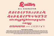Quitter, a Handwritten Font by HATFSTUDIO (Thumbnail 8 of 9)