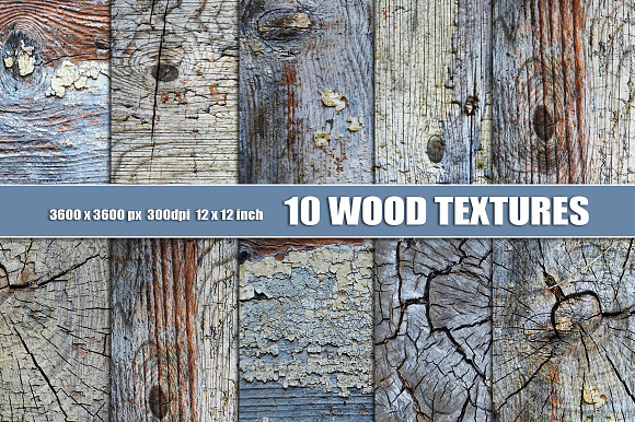 OLD DISTRESSED WOOD DIGITAL TEXTURE preview 5