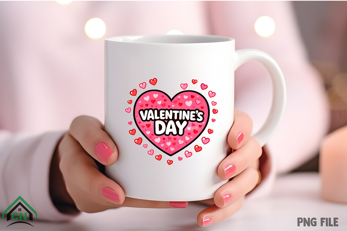Valentine’s Day Cute Heart PNG, an Illustration by Craft Nest (Photo 4 of 4)