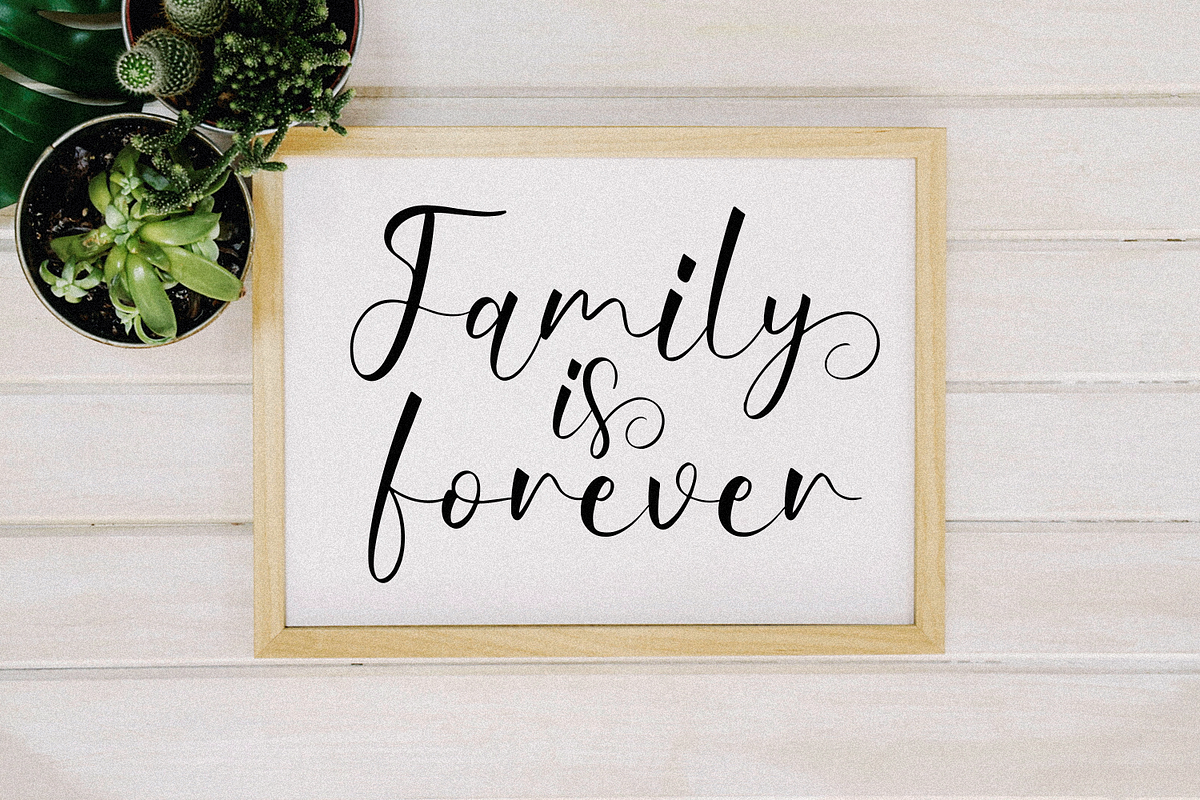Type Dream, a Script Font by Forberas Club (Photo 2 of 8)