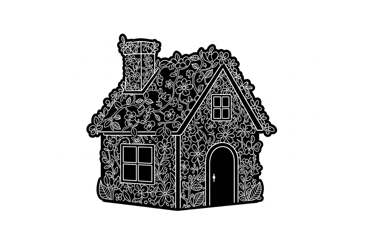 Cute House Silhouette Bundle, an Illustration by Designs_River (Photo 2 of 31)