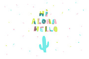 Hawaii vector set, an Illustration by Derenskaya (Thumbnail 3 of 4)