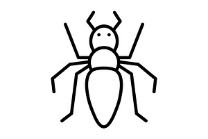 Ant Line Icon, an Icon by Pexelpy