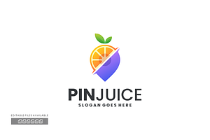 Pin Juice Gradient Colorful Logo, a Branding & Logo Template by ivan_artnivora