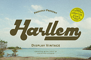Harllem Display Vintage, a Font by Creatype Studio (Thumbnail 1 of 10)