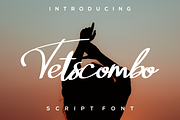 Tetscombo, a Script Font by lelevien (Thumbnail 1 of 3)