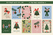 Christmas Folk Art graphic set, a Seasonal Illustration by Madiwaso (Thumbnail 9 of 13)